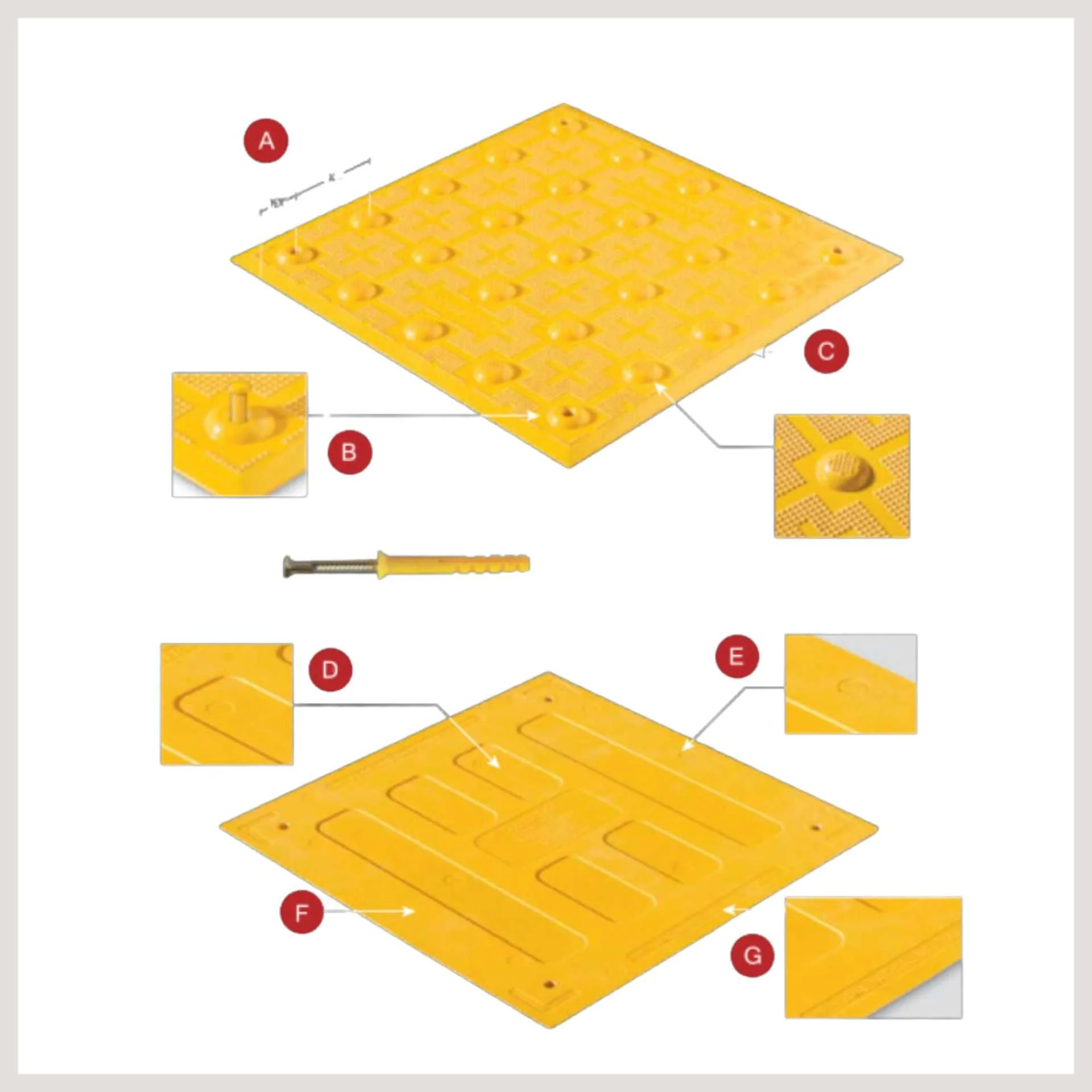 Tactile Warning Plates