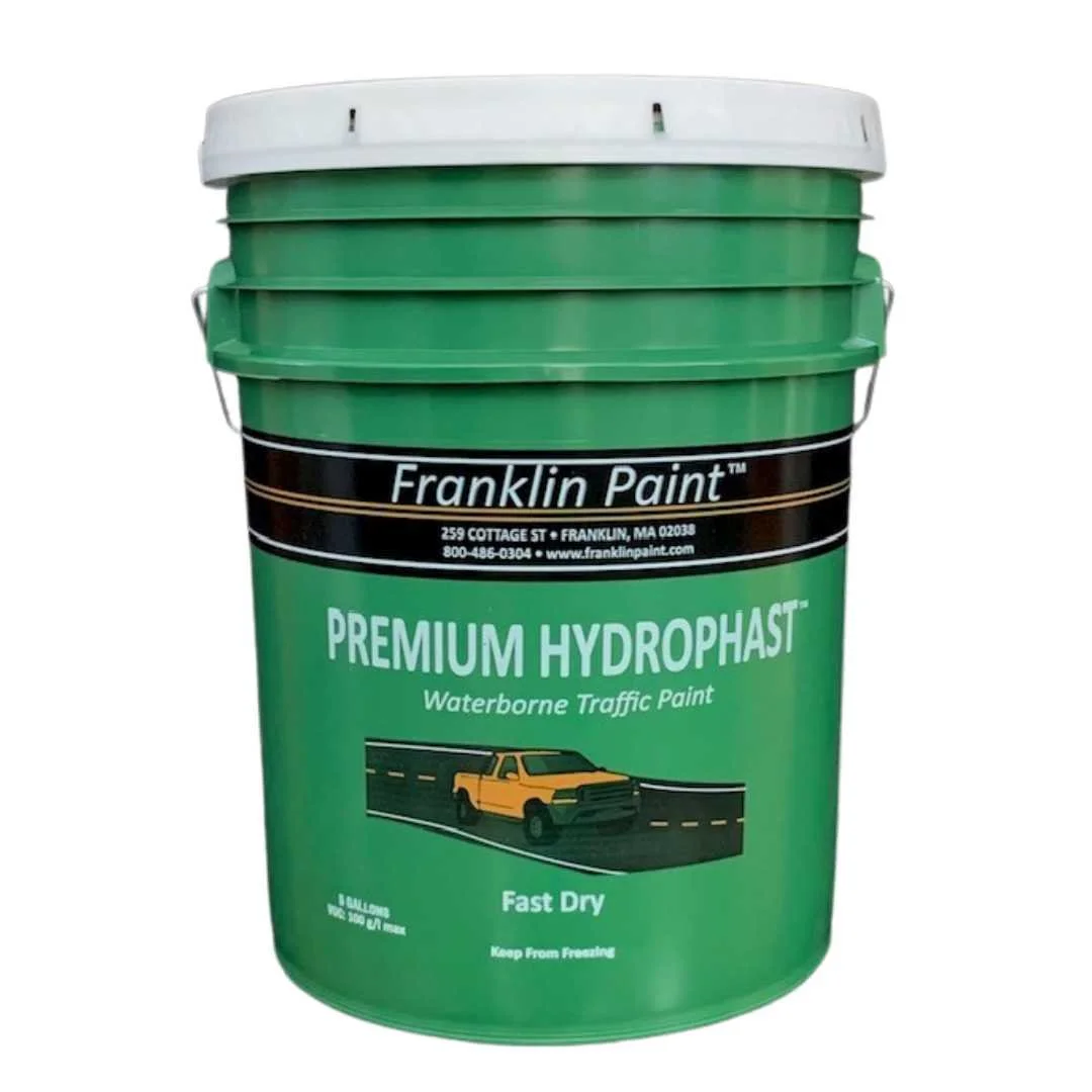 Franklin Paint Premium Hydroplast displayed in a sleek container, emphasizing its premium quality and versatility