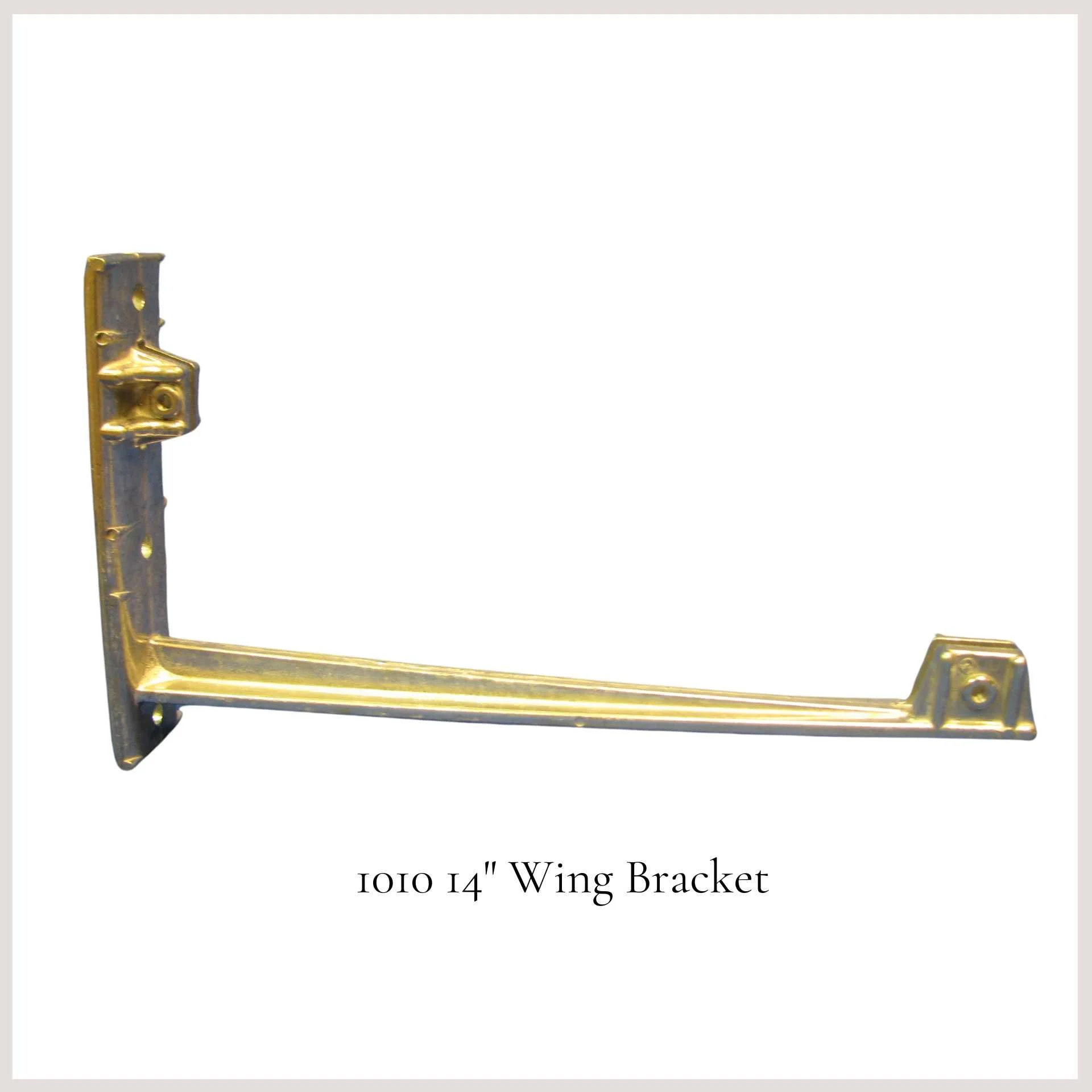 1010 14 inch wing bracket on white background
