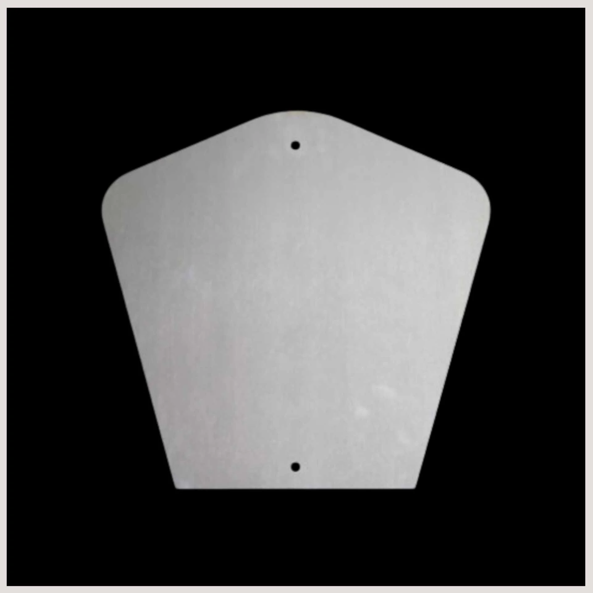 An empty traffic sign is displayed, ready to be filled with essential messages for road users and drivers.